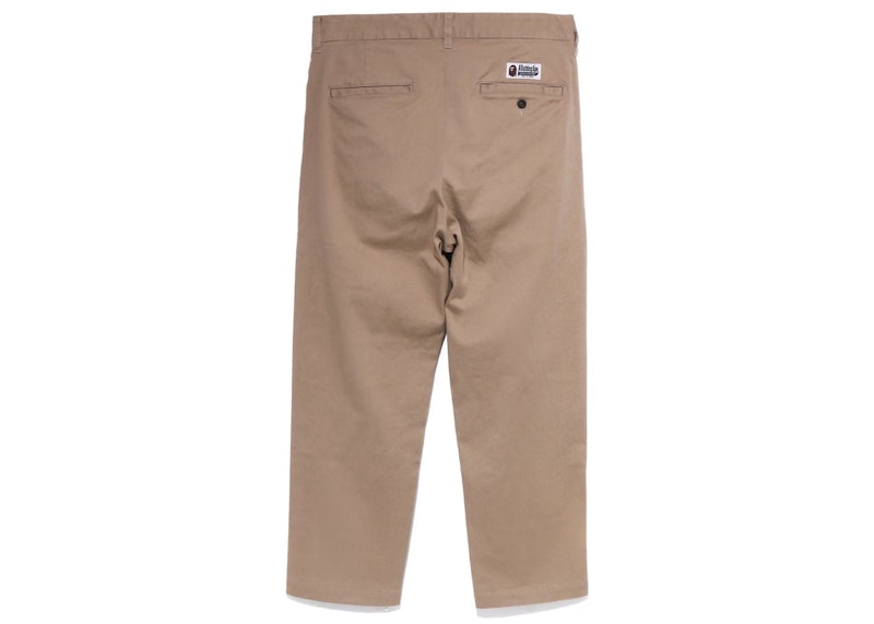 BAPE One Point Loose Fit Chino Pants (SS23) Beige