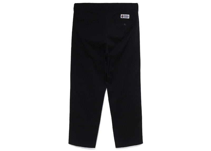 BAPE One Point Loose Fit Chino Pants (SS23) Black