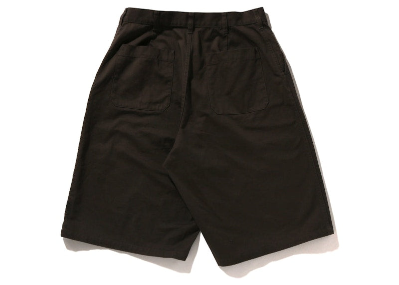 BAPE One Point Loose Fit Chino Short Charcoal
