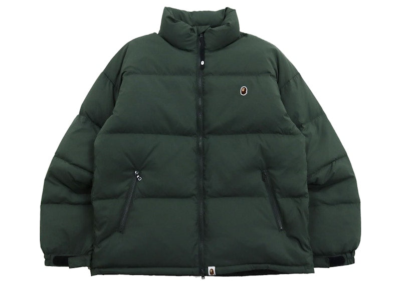 BAPE One Point Loose Fit Down Jacket Green