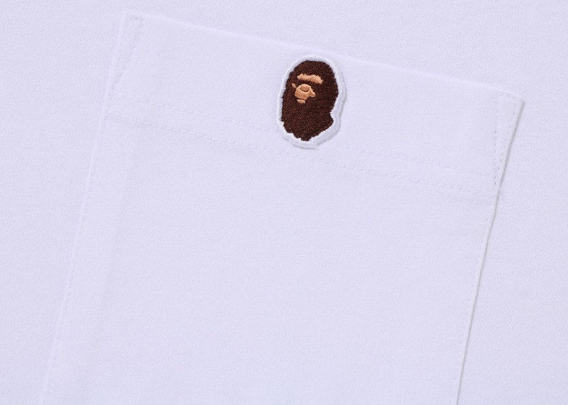 BAPE One Point Pocket Tee White