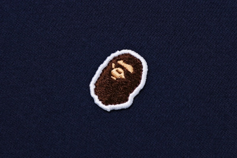 BAPE One Point Pullover Hoodie Navy