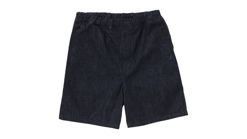 BAPE One Point Relaxed Fit 13oz Denim Shorts Indigo