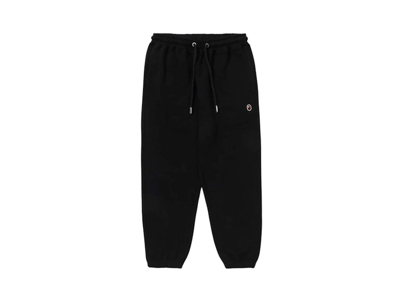 BAPE One Point Relaxed Fit Sweatpants Black