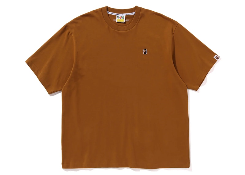 BAPE One Point Relaxed Fit Tee Brown