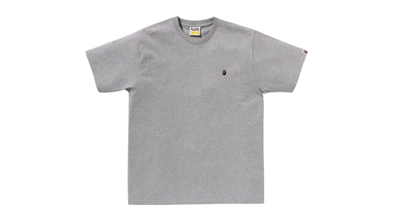 BAPE One Point Tee Gray