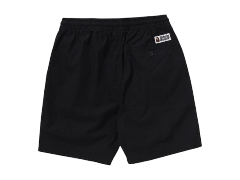 BAPE One Point Twill Relaxed Fit Shorts Black