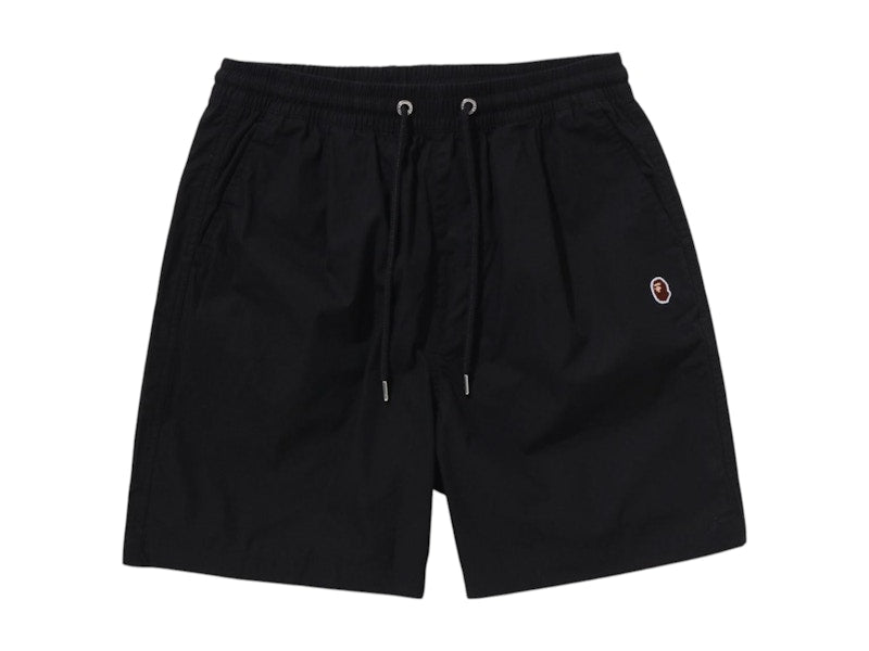 BAPE One Point Twill Relaxed Fit Shorts Black