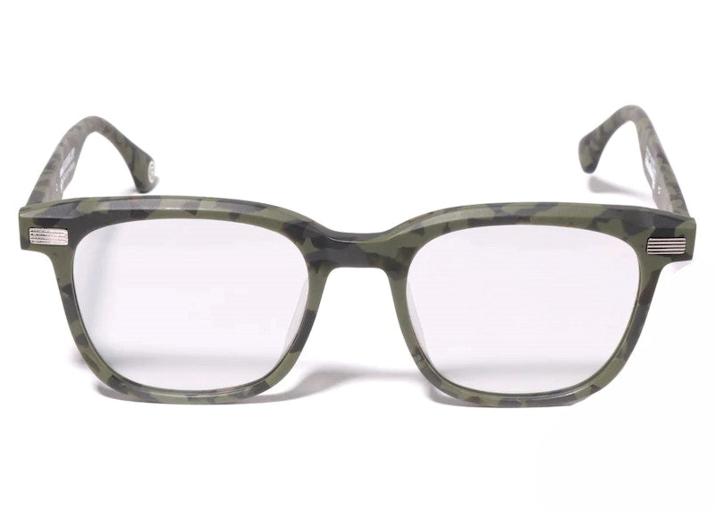BAPE Optical Flame 2 Glasses Olivedrab
