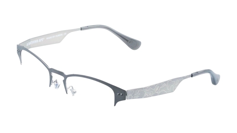 BAPE Optical Flame BA13006 Glasses Gray