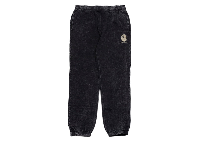 BAPE Overdye Sweat Pants Black