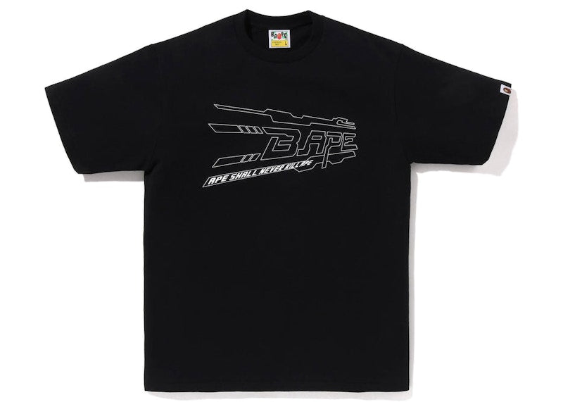 BAPE Package Box #1 Tee (Set of 2) Black White