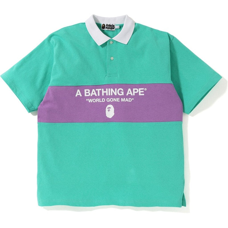 BAPE Pastel Color Relaxed Polo Green