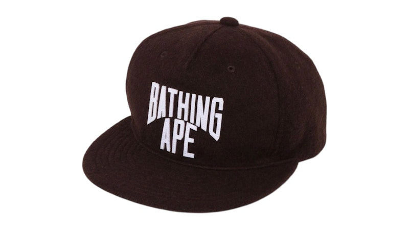 BAPE Patch Snap Back Cap Brown