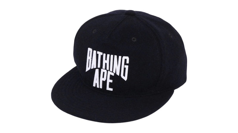 BAPE Patch Snap Back Cap Navy