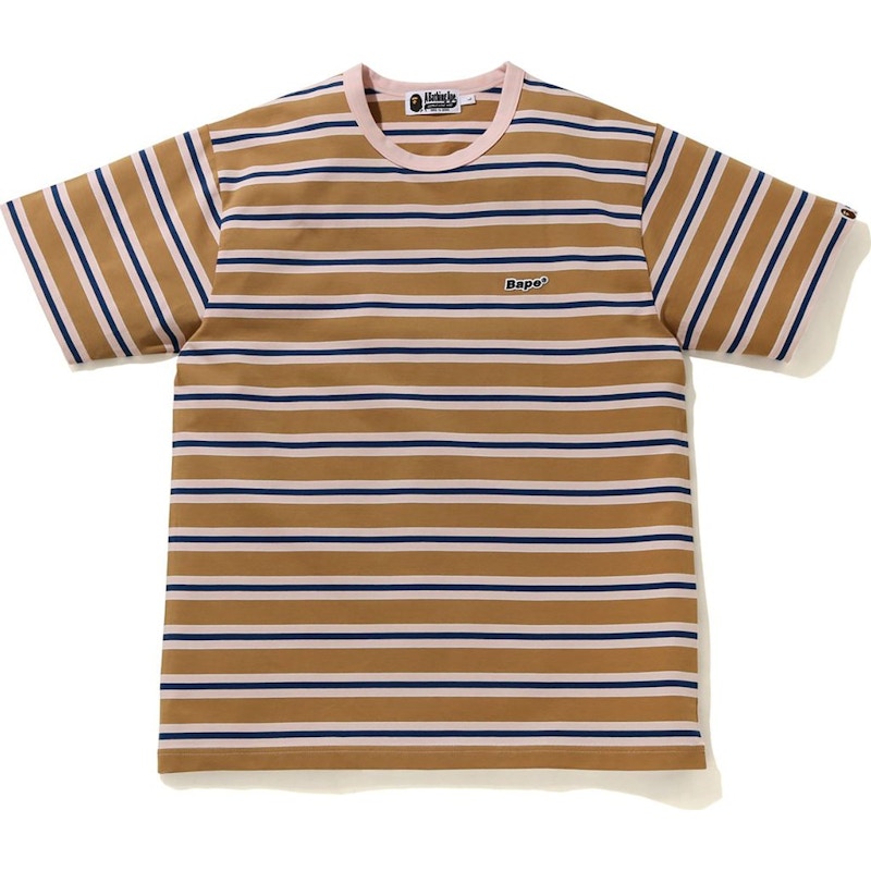 BAPE Patched Hoop Tee Beige