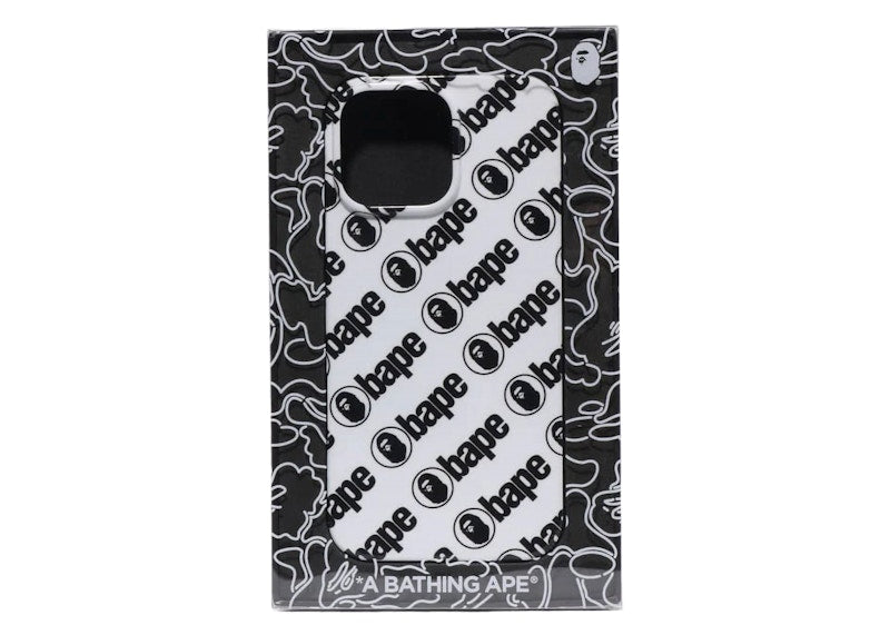 BAPE Pattern iPhone 16 Pro Max Case White