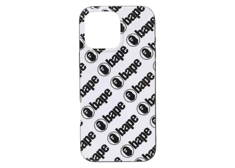 BAPE Pattern iPhone 16 Pro Max Case White