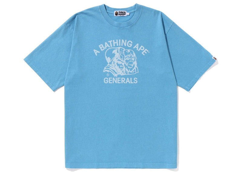 BAPE Pigment Dyed General Bape Relaxed Fit Tee Sax