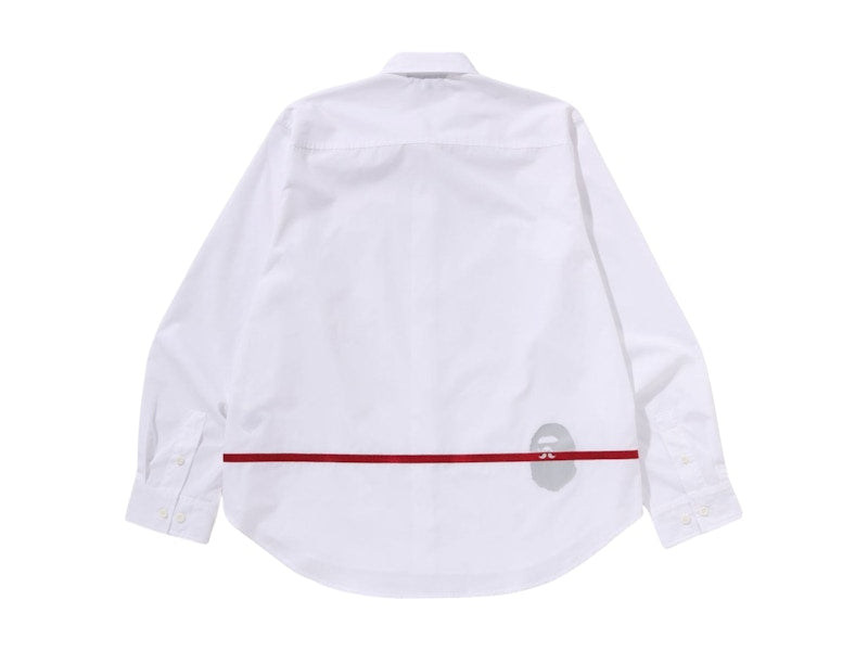 BAPE Plain Dress Shirt White