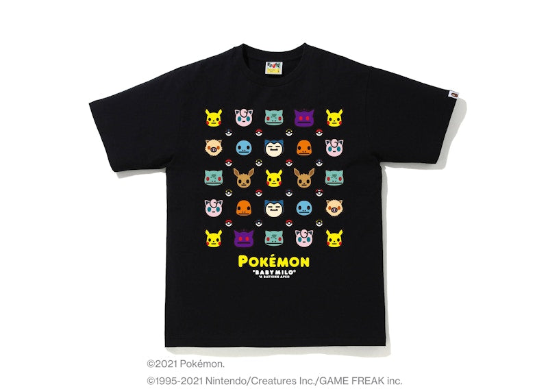 BAPE Pokémon Baby Milo #12 Tee Black