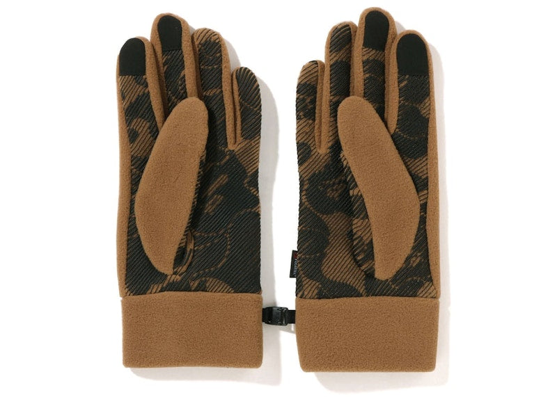 BAPE Polartech Glove Beige