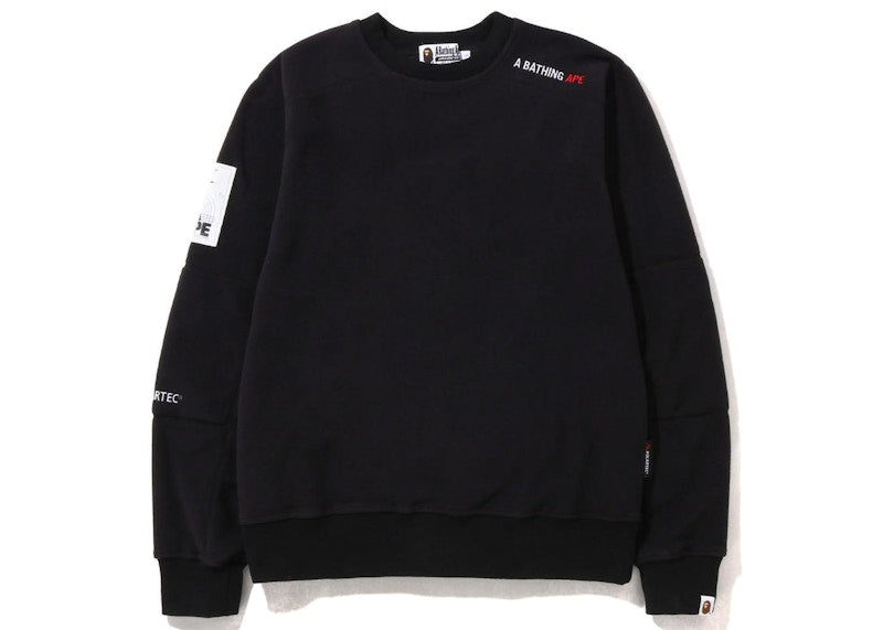 BAPE Polartech Wide Fit Crewneck Black