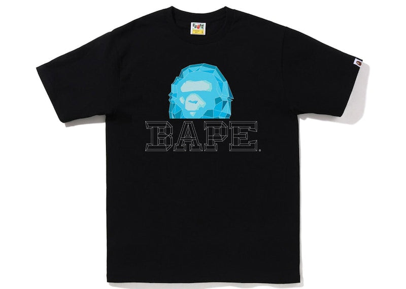 BAPE Polygon Ape Head Tee Black