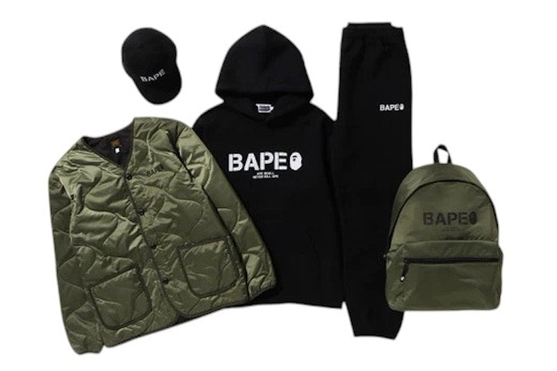 BAPE Premium Happy New Year Bag Olivedrab