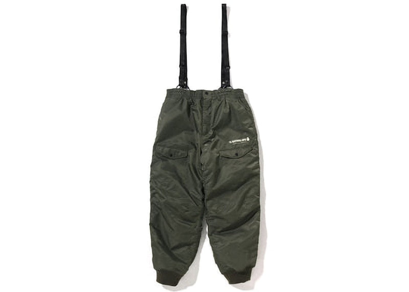 BAPE Puffy Flight Pants Olive Drab