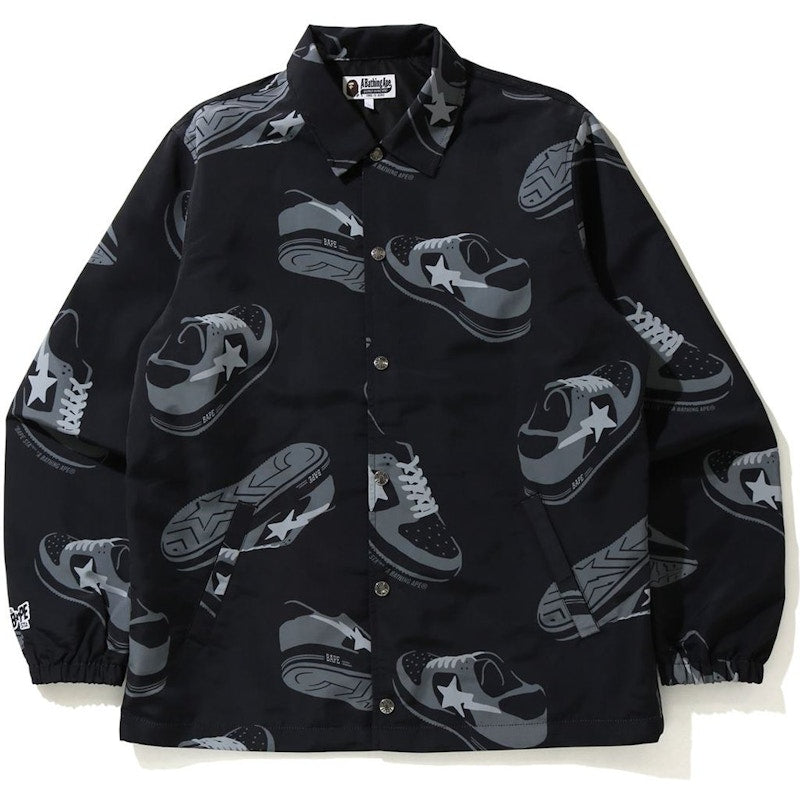 BAPE Random STA Coach Jacket Black