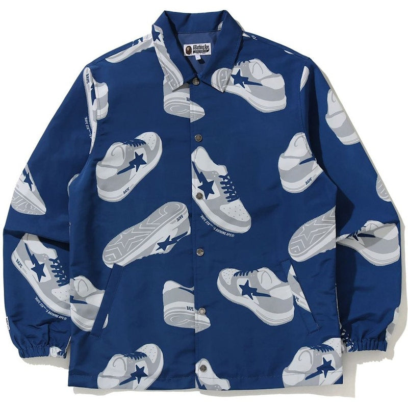BAPE Random STA Coach Jacket Navy