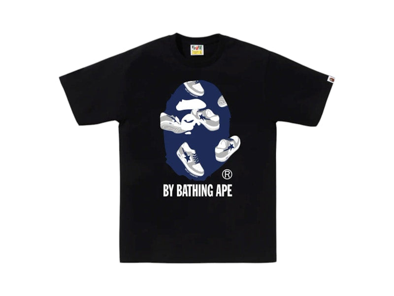 BAPE Random Sta By Bathing Ape Bapec Tee Black