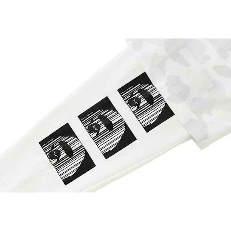 BAPE Relaxed City Camo Layered L/S Tee White