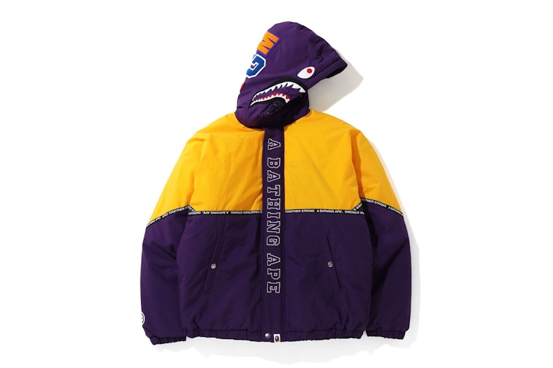 BAPE Relaxed Shark Hoodie Jacket Purple