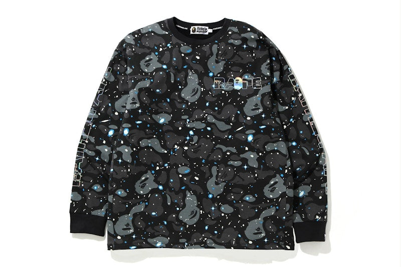 BAPE Relaxed Space Camo LT Tee Black