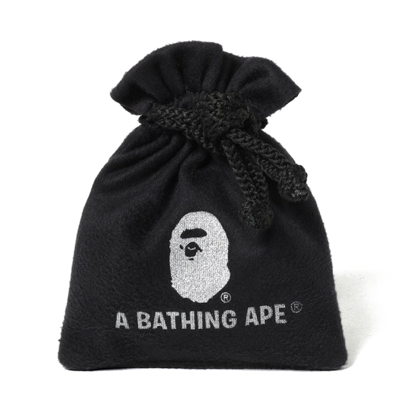 BAPE Rhinestone Ape Head Ring Black