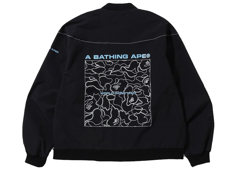 BAPE Rip Stop Loose Fit Jacket Black