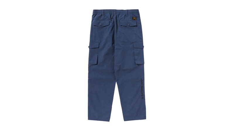 BAPE Ripstop 6 Pocket Relaxed Fit Pants Pants Navy