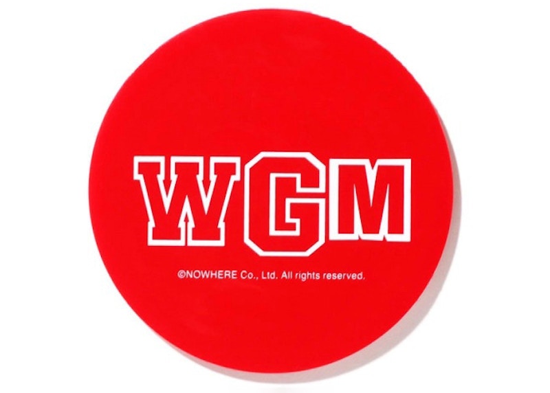 BAPE Rubber Coaster Red