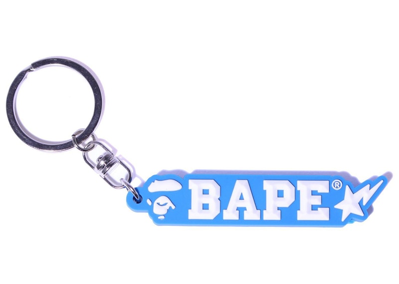 BAPE Rubber Keychain Blue