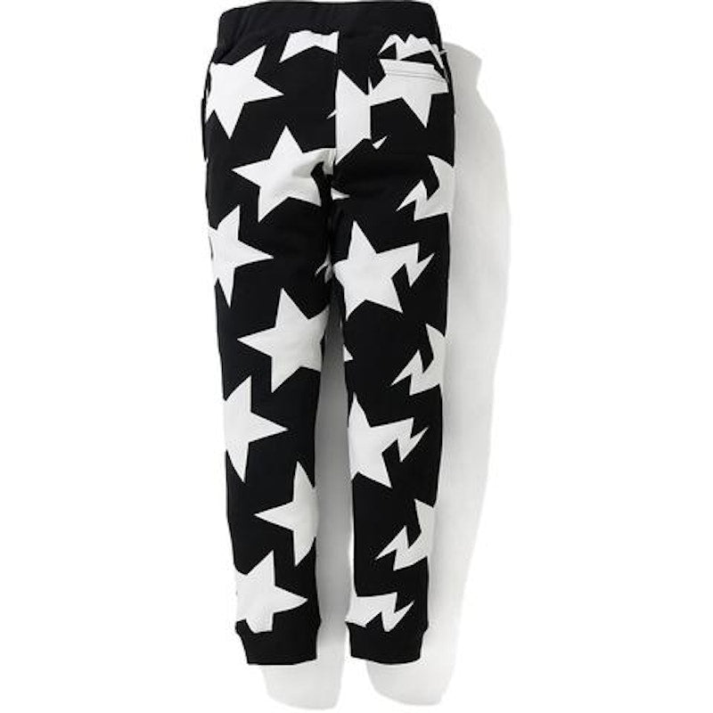 BAPE STA Pattern Shark Slim Sweatpants Black