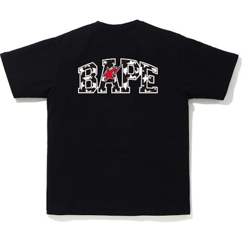 BAPE STA Pattern Tee (FW20) Black/Black