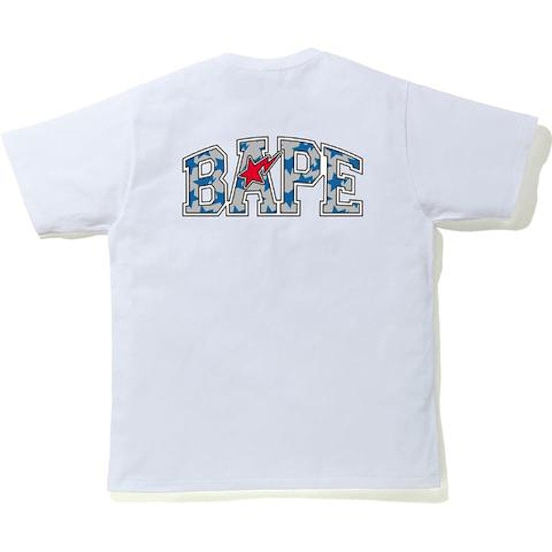 BAPE STA Pattern Tee (FW20) White/Gray