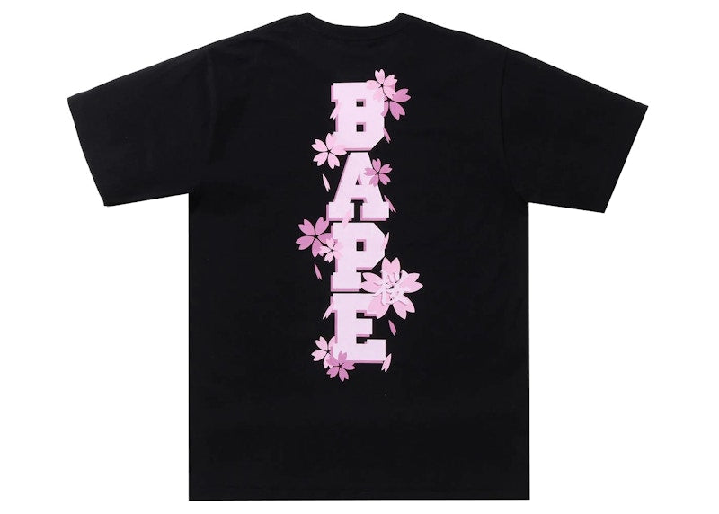 BAPE Sakura Photo Ape Head Tee (SS22) Black