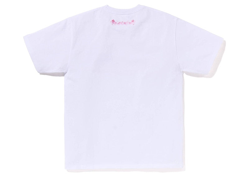 BAPE Sakura Photo Ape Head Tee (SS23) White
