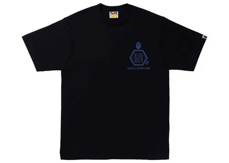BAPE Sand Camo Mad Face Tee Black/Navy