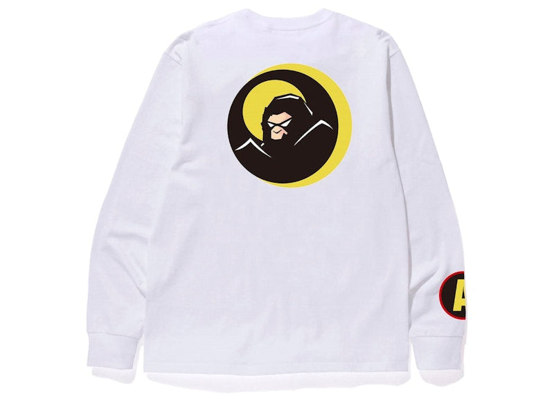 BAPE Shadow L/S Tee White