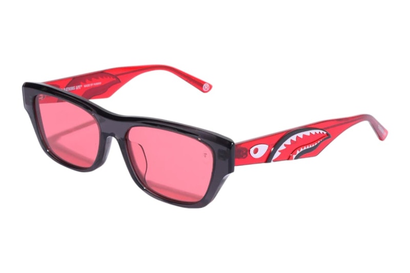 BAPE Shark #3 Sunglasses Red