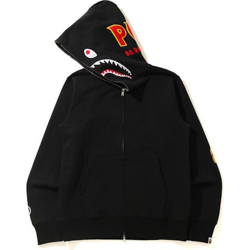 BAPE Shark Full Zip Hoodie (SS21) Black